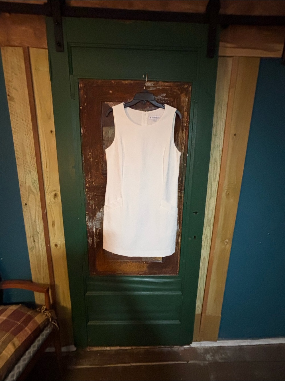 Southern Tide White Sleeveless Shift Dress